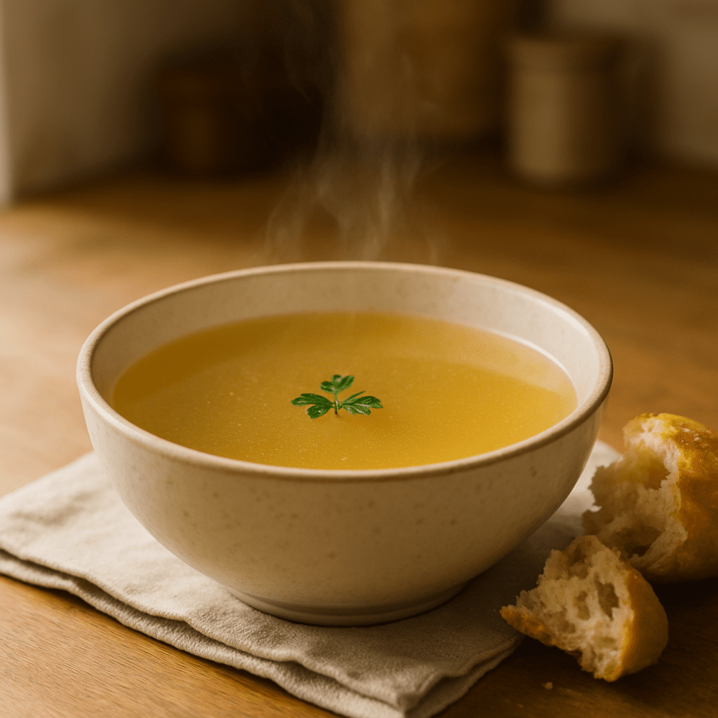 Chicken Bone Broth for Two