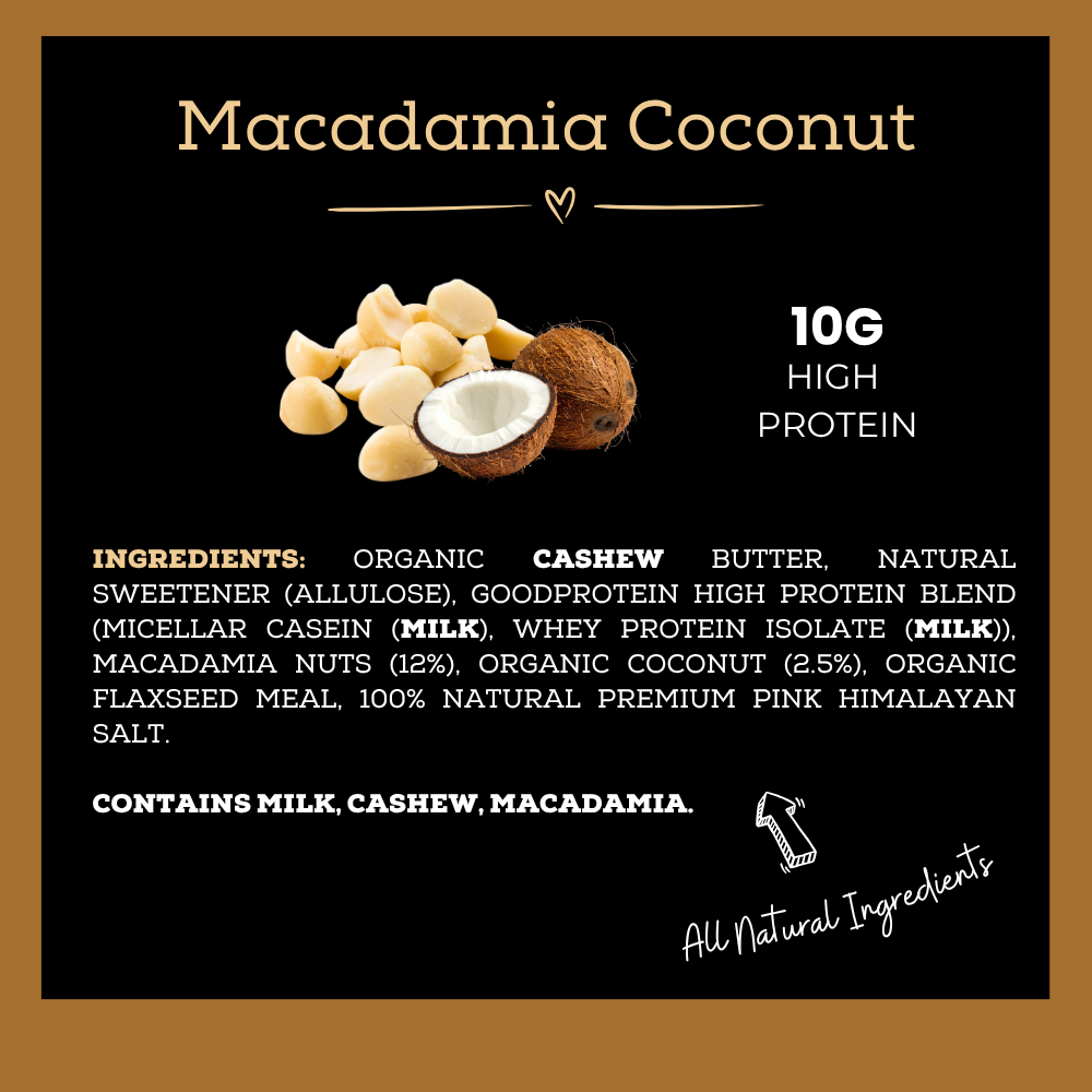 Macadamia Coconut Protein Truffles