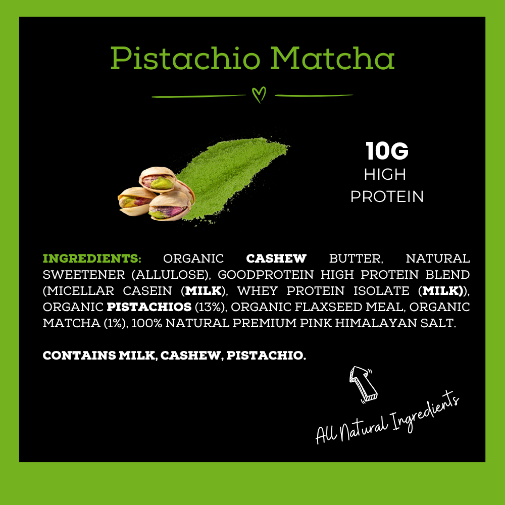 Pistachio Matcha Protein Truffles